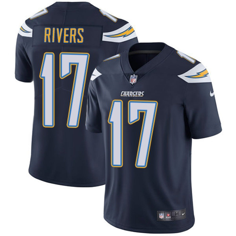 Men's Los Angeles Chargers #17 Philip Rivers Navy Vapor Untouchable Limited Stitched NFL Jersey 