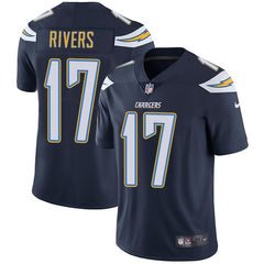 Men's Los Angeles Chargers #17 Philip Rivers Navy Vapor Untouchable Limited Stitched NFL Jersey 