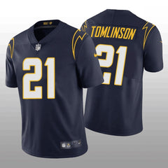 Men's Los Angeles Chargers #21 LaDainian Tomlinson Navy Vapor Untouchable Limited Stitched Jersey 