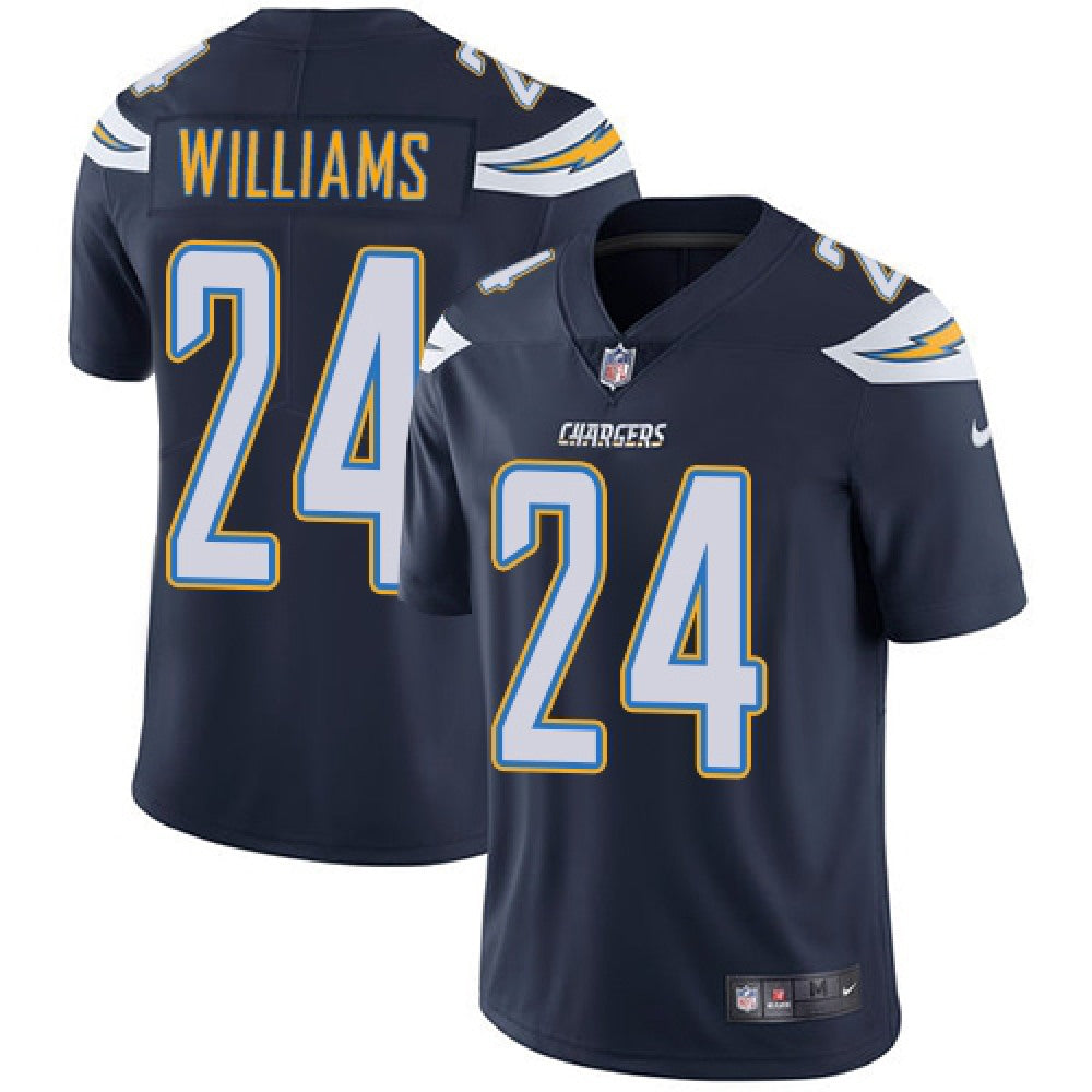 Men's Los Angeles Chargers #24 Trevor Williams Navy Blue Vapor Untouchable Limited Stitched NFL Jersey 