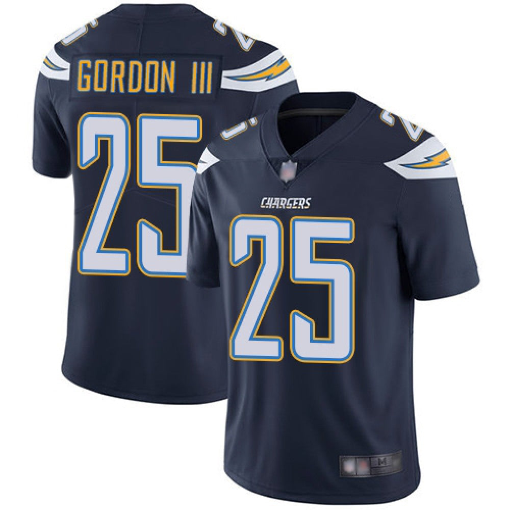 Men's Los Angeles Chargers #25 Melvin Gordon Navy Vapor Untouchable Limited Stitched NFL Jersey 
