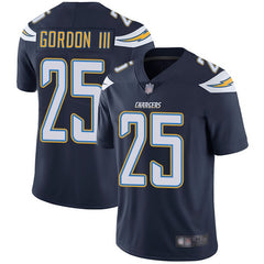 Men's Los Angeles Chargers #25 Melvin Gordon Navy Vapor Untouchable Limited Stitched NFL Jersey 
