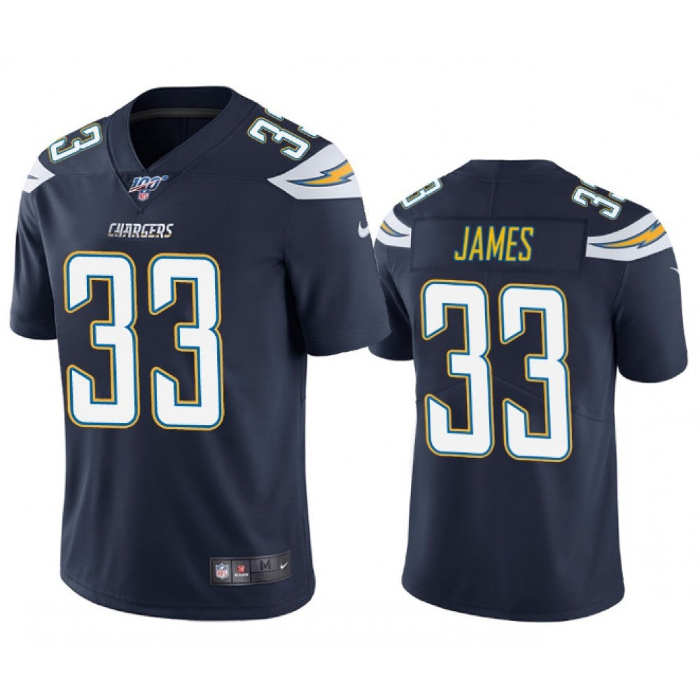 Men's Los Angeles Chargers #33 Derwin James Navy 2019 100th Season Vapor Untouchable Limited Stitched NFL Jersey 