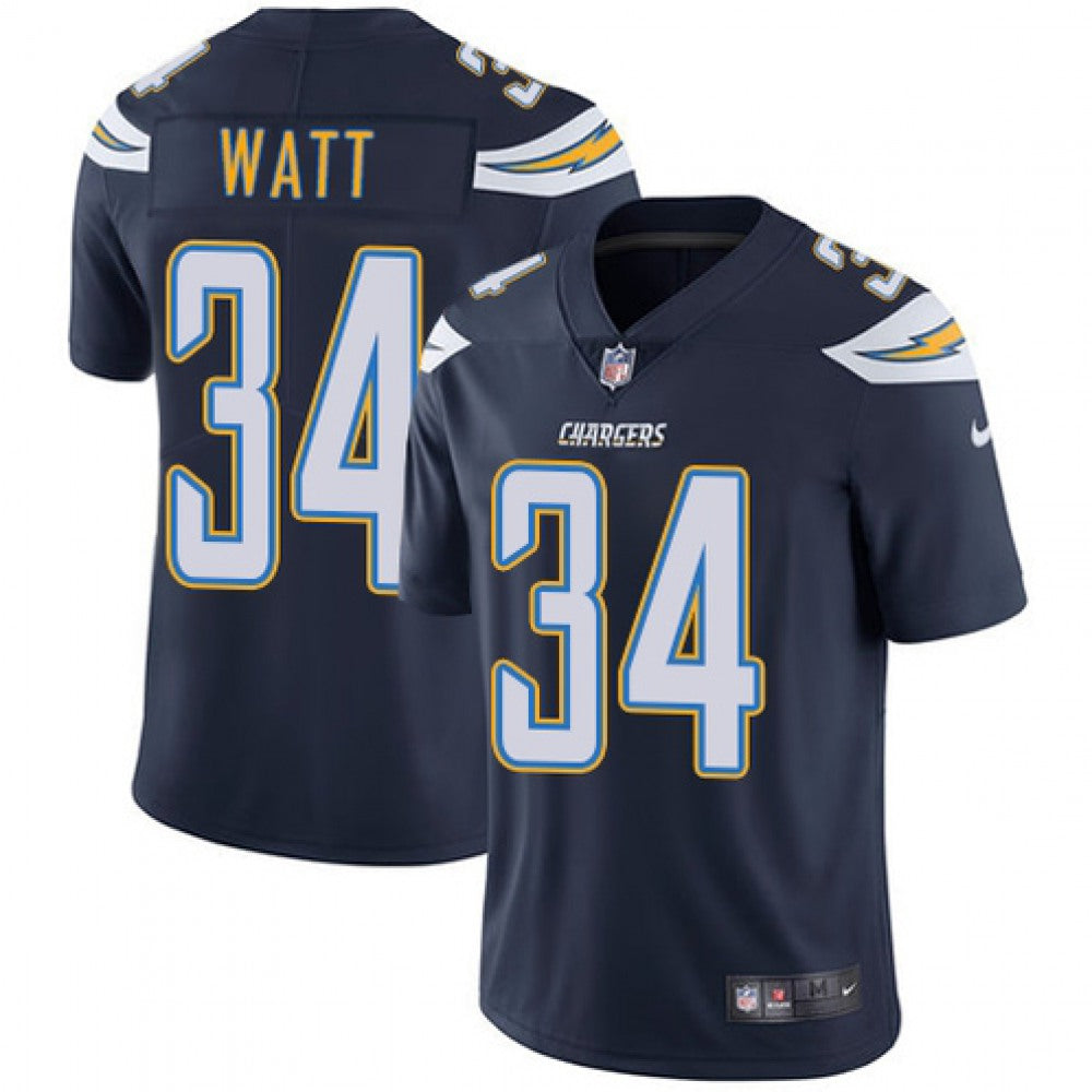 Men's Los Angeles Chargers #34 Derek Watt Navy Blue Vapor Untouchable Limited Stitched NFL Jersey 