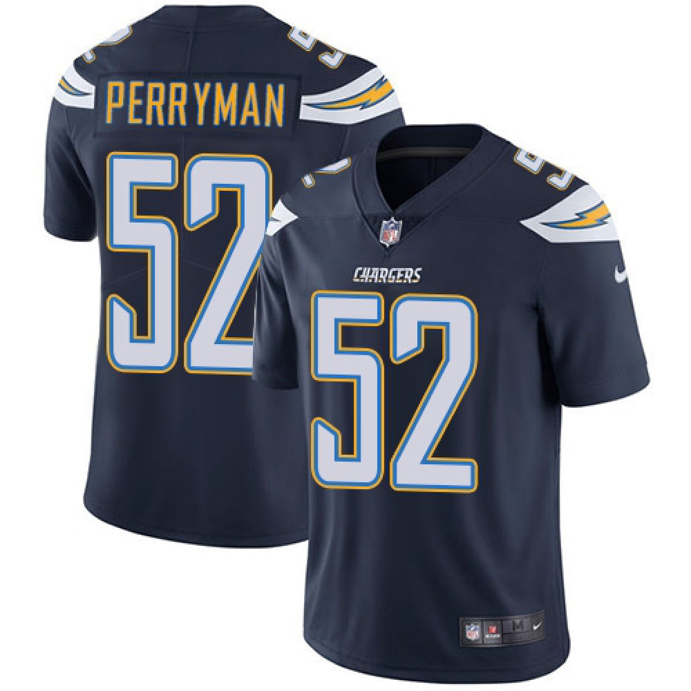 Men's Los Angeles Chargers #52 Denzel Perryman Navy Blue Vapor Untouchable Limited Stitched NFL Jersey 