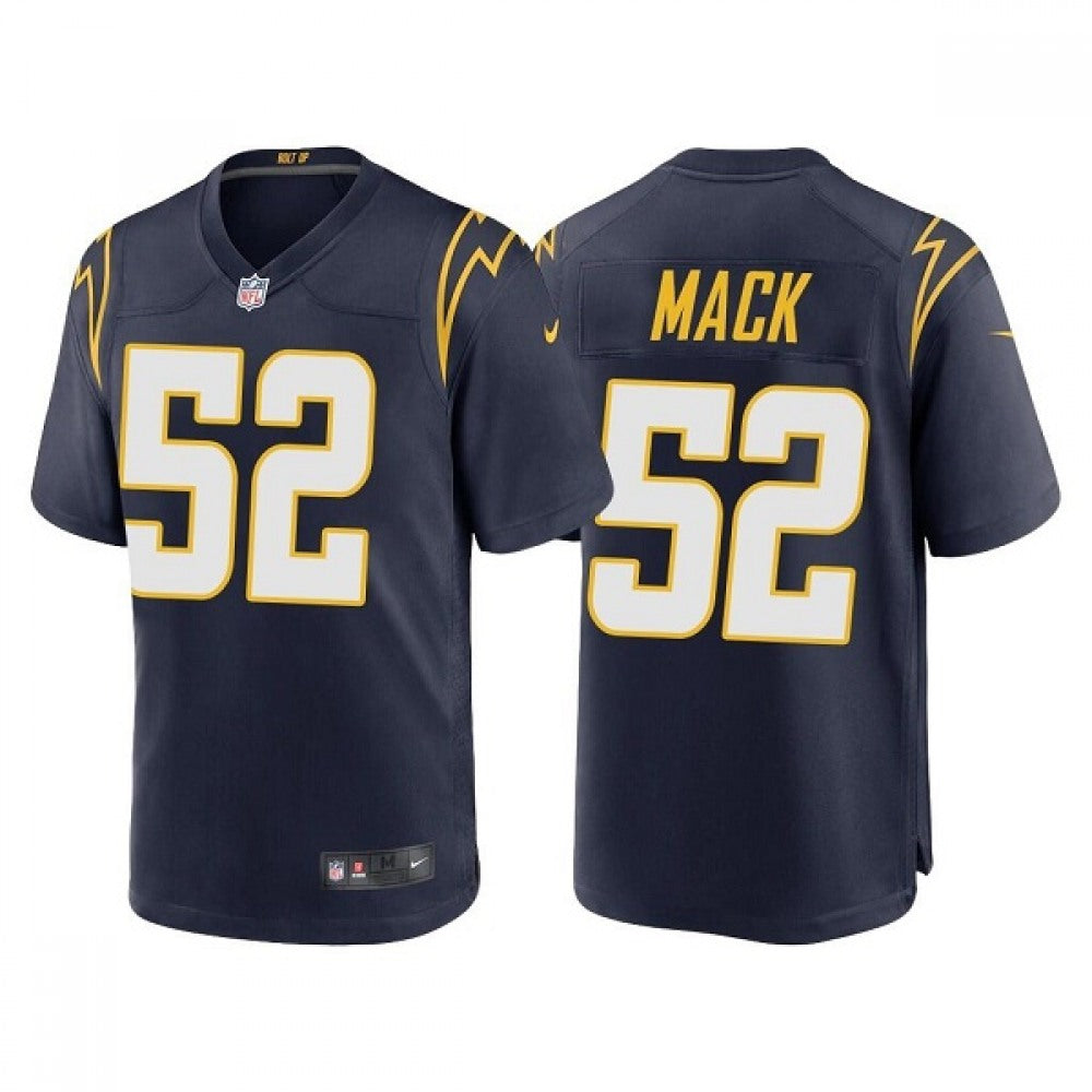 Men's Los Angeles Chargers #52 Khalil Mack Navy Vapor Untouchable Limited Stitched Jersey 