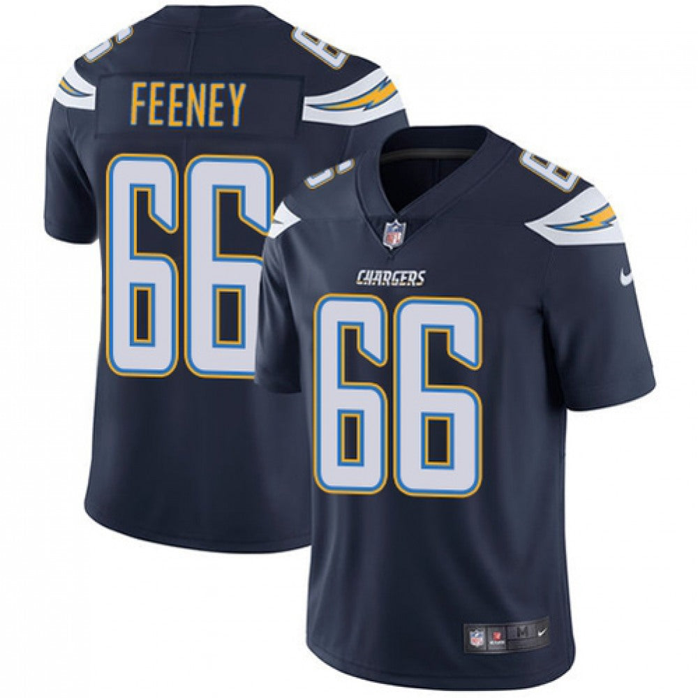 Men's Los Angeles Chargers #66 Dan Feeney Navy Blue Vapor Untouchable Limited Stitched NFL Jersey 