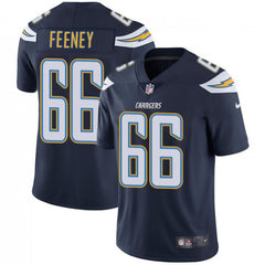 Men's Los Angeles Chargers #66 Dan Feeney Navy Blue Vapor Untouchable Limited Stitched NFL Jersey 