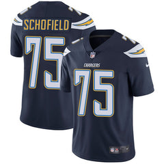 Men's Los Angeles Chargers #75 Michael Schofield Navy Blue Vapor Untouchable Limited Stitched NFL Jersey 