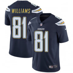 Men's Los Angeles Chargers #81 Mike Williams Navy Blue Vapor Untouchable Limited Stitched NFL Jersey 