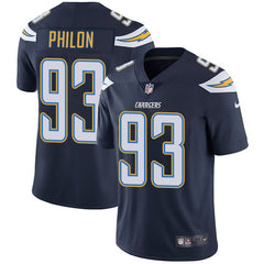 Men's Los Angeles Chargers #93 Darius Philon Navy Blue Vapor Untouchable Limited Stitched NFL Jersey 