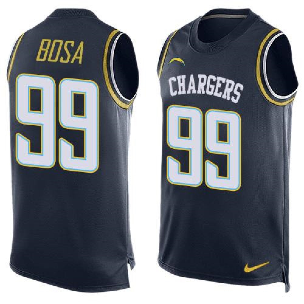 Chargers #99 Joey Bosa Navy Blue Team Color Men's Stitched NFL Limited Tank Top Jersey 