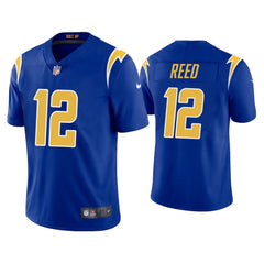 Men's Los Angeles Chargers #12 Joe Reed 2020 Royal Vapor Untouchable Limited Stitched NFL Jersey 
