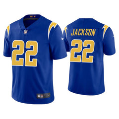 Men's Los Angeles Chargers #22 Justin Jackson 2020 Royal Vapor Untouchable Limited Stitched Jersey 