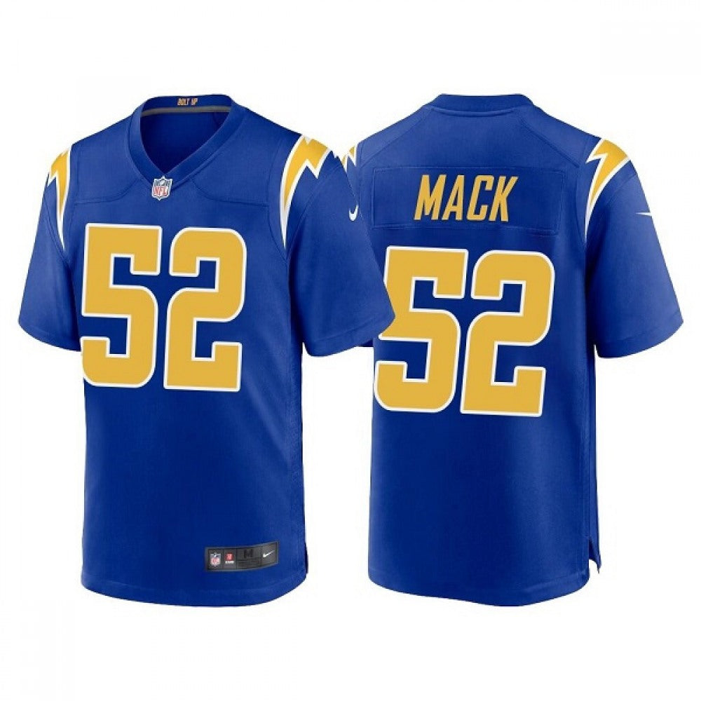 Men's Los Angeles Chargers #52 Khalil Mack Royal Vapor Untouchable Limited Stitched Jersey 