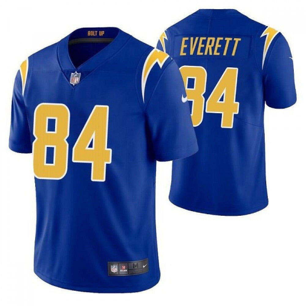 Men's Los Angeles Chargers #84 Gerald Everett Royal Vapor Untouchable Limited Stitched Jersey 
