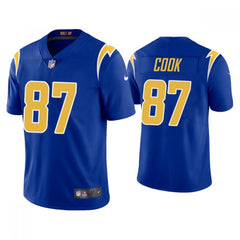 Men's Los Angeles Chargers #87 Jared Cook 2021 Royal Vapor Untouchable Limited Stitched Jersey 