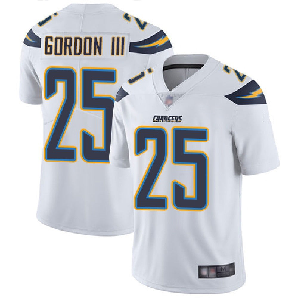 Men's Los Angeles Chargers #25 Melvin Gordon White Vapor Untouchable Limited Stitched NFL Jersey 