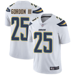 Men's Los Angeles Chargers #25 Melvin Gordon White Vapor Untouchable Limited Stitched NFL Jersey 