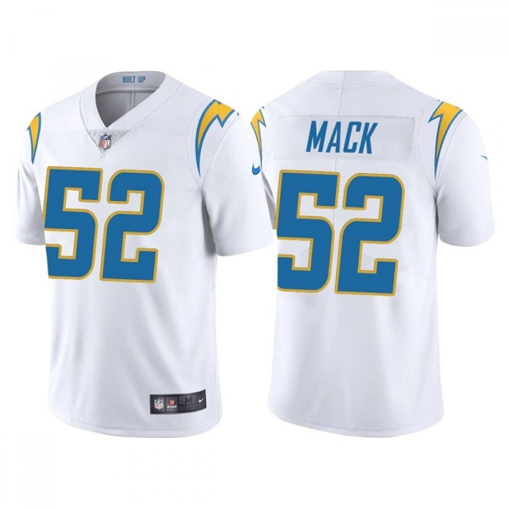 Men's Los Angeles Chargers #52 Khalil Mack White Vapor Untouchable Limited Stitched Jersey 