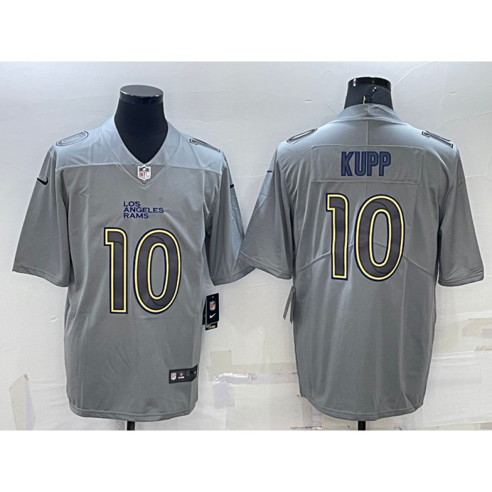 Men's Los Angeles Rams #10 Cooper Kupp Grey Atmosphere Fashion Stitched Jersey 