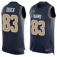 Rams #83 Brian Quick Navy Blue Team Color Men's Stitched NFL Limited Tank Top Jersey 
