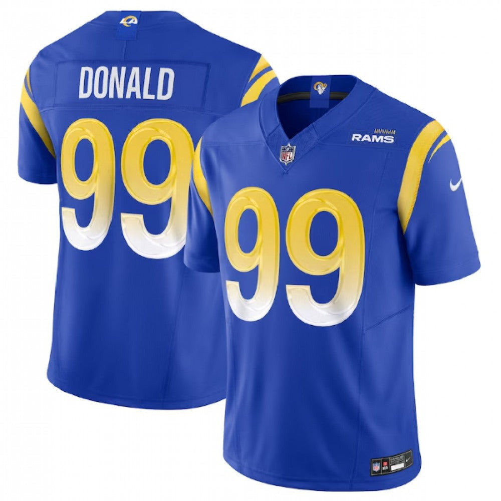 Men's Los Angeles Rams #99 Aaron Donald Royal 2023 F.U.S.E. Vapor Untouchable Limited Stitched Football Jersey 