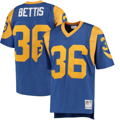 Men's Los Angeles Rams Mitchell & Ness #36 Jerome Bettis Royal Retired Player Legacy Stitched Jersey 