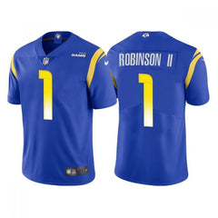 Men's Los Angeles Rams #1 Allen Robinson II Royal Vapor Untouchable Limited Stitched Football Jersey 