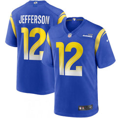 Men's Los Angeles Rams #12 Van Jefferson 2020 Royal Limited Game Jersey 