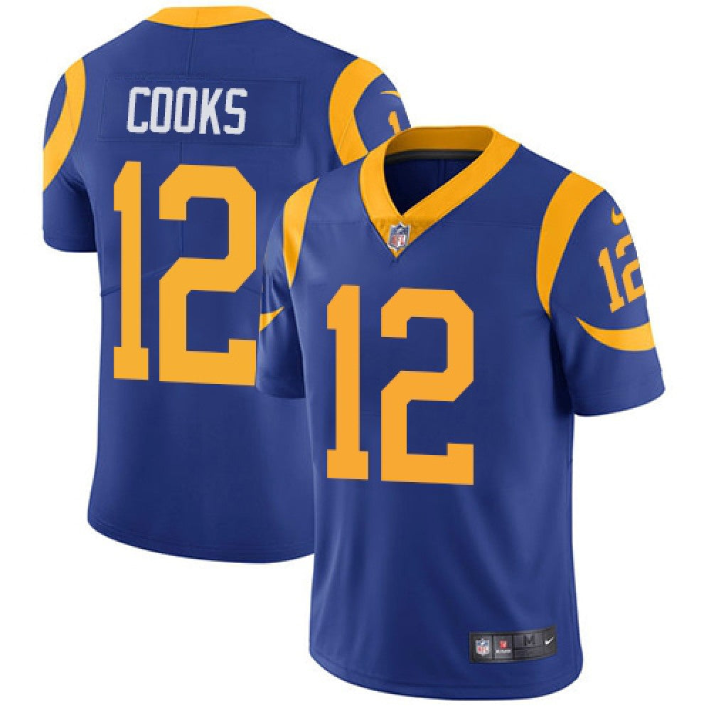 Men's Los Angeles Rams #12 Brandin Cooks Royal Blue Vapor Untouchable Limited Stitched NFL Jersey 