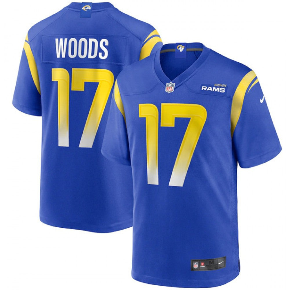 Men's Los Angeles Rams #17 Robert Woods 2020 Royal Limited Game Jersey 