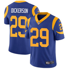 Men's Los Angeles Rams #29 Eric Dickerson Royal Blue Vapor Untouchable Limited Stitched NFL Jersey 