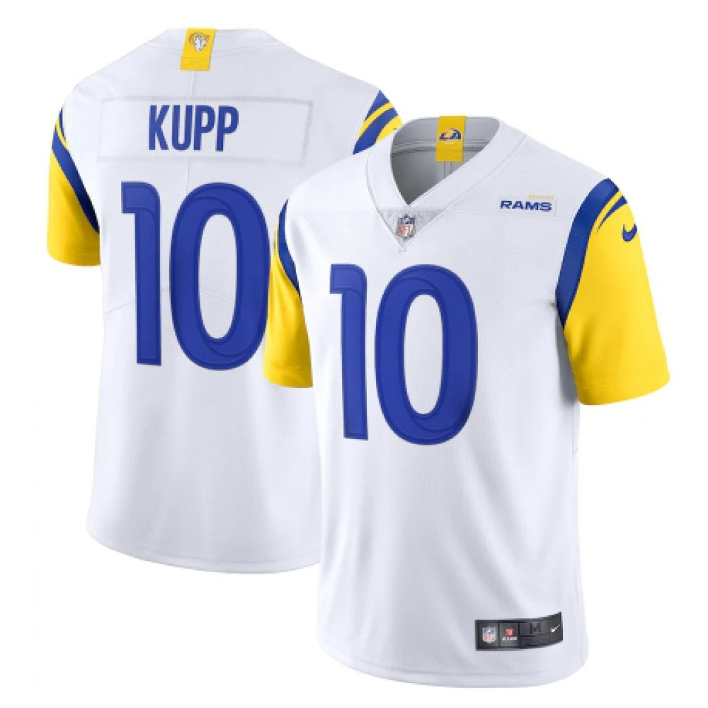 Men's Los Angeles Rams #10 Cooper Kupp 2021 White Vapor Untouchable Limited Alternate Stitched Jersey 