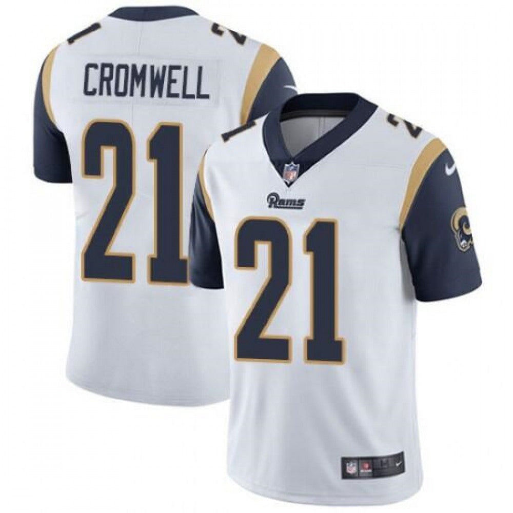Men's Los Angeles Rams #21 Nolan Cromwell White Vapor Untouchable Limited Stitched Jersey 