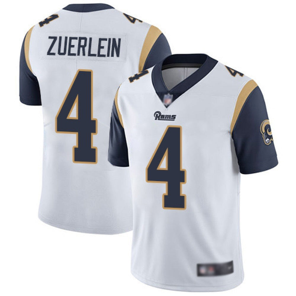 Men's Los Angeles Rams #4 Greg Zuerlein White Vapor Untouchable Limited Stitched NFL Jersey 
