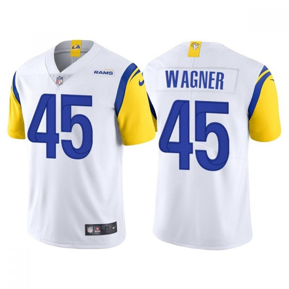 Men's Los Angeles Rams #45 Bobby Wagner White Vapor Untouchable Limited Stitched Football Jersey 