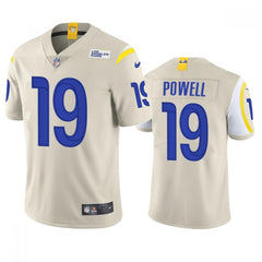 Men's Los Angeles Rams #19 Brandon Powell Cream Vapor Untouchable Limited Stitched Football Jersey 