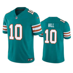 Men's Miami Dolphins #10 Tyreek Hill Aqua 2023 F.U.S.E Vapor Limited Stitched Football Jersey 