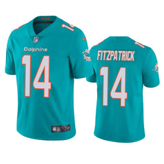 Men's Miami Dolphins #14 Ryan Fitzpatrick 2019 Aqua Vapor UntouchableStitched NFL Jersey 