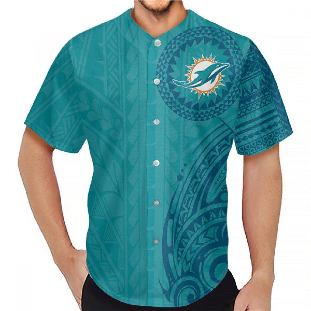 Men's Miami Dolphins Aqua Black Jersey 