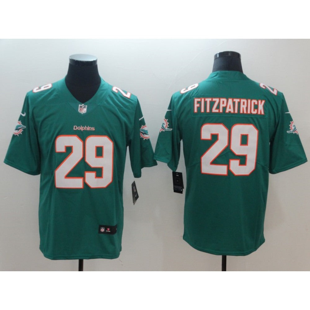 Men's Miami Dolphins #29 Minkah Fitzpatrick Aqua Vapor Untouchable NFL Limited Stitched Jersey 