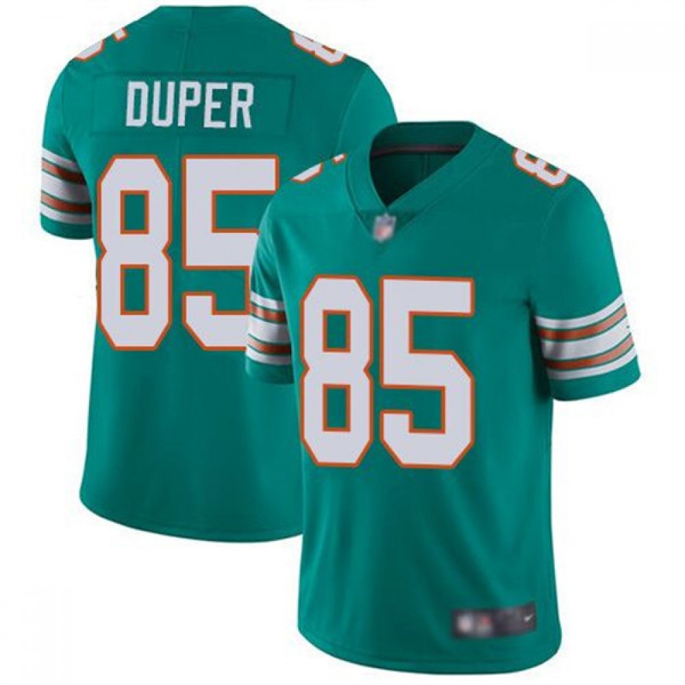 Men's Miami Dolphins #85 Mark Duper Aqua Vapor Untouchable Limited Stitched Jersey 