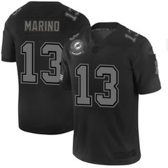 Men's Miami Dolphins #13 Dan Marino 2019 Black Salute To Service Limited Stitched Jersey 
