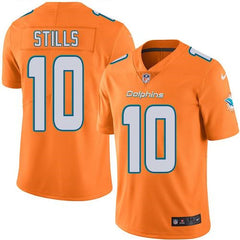 Dolphins #10 Kenny Stills Orange Men's Stitched NFL Limited Rush Jersey 