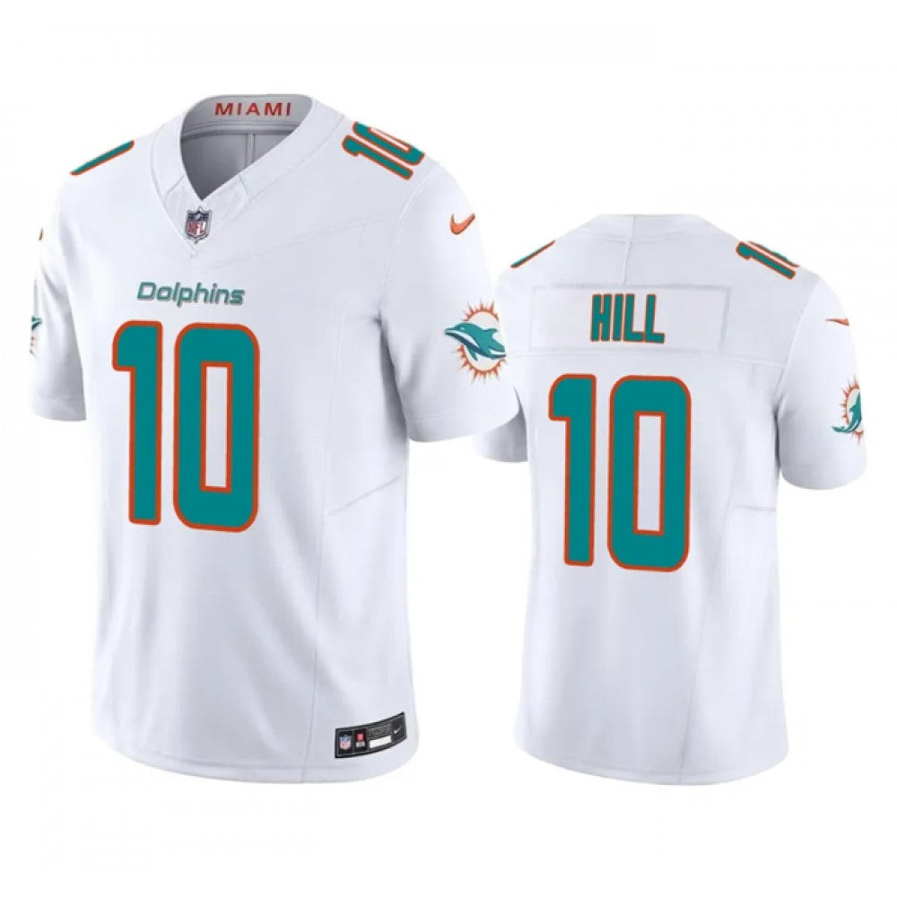 Men's Miami Dolphins #10 Tyreek Hill White 2023 F.U.S.E Vapor Limited Stitched Football Jersey 