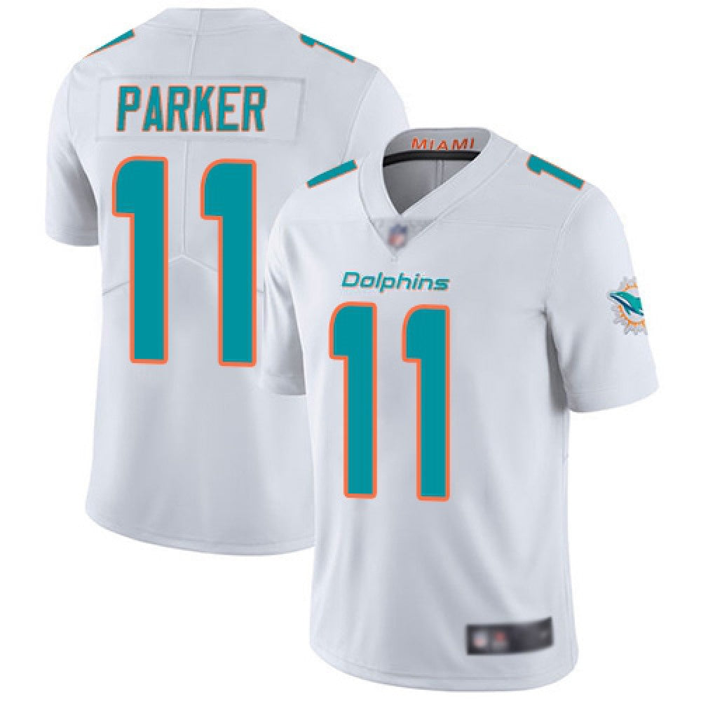 Men's Miami Dolphins #11 DeVante Parker White Vapor Untouchable NFL Limited Stitched Jersey 