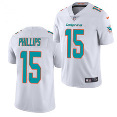 Men's Miami Dolphins #15 Jaelan Phillips White 2021 Vapor Untouchable Limited Stitched NFL Jersey 