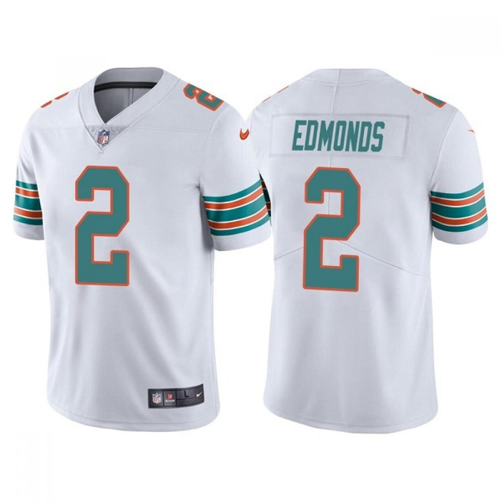 Men's Miami Dolphins #2 Chase Edmonds White Color Rush Limited Stitched Football Jersey 