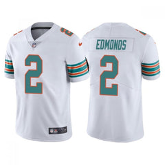 Men's Miami Dolphins #2 Chase Edmonds White Color Rush Limited Stitched Football Jersey 